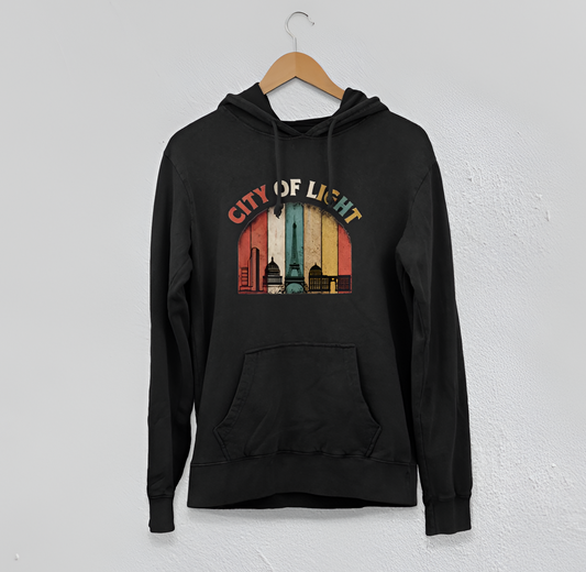 Paris Printed Hooded Sweatshirt