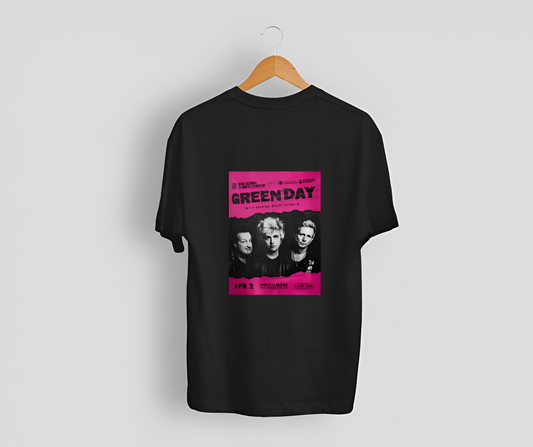 Green Day crew neck tshirt